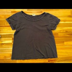 Plain Black Tee Size XS